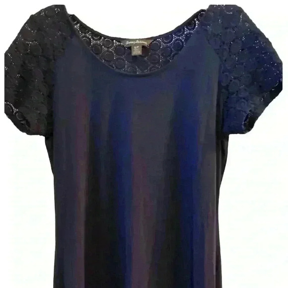 Tommy Bahama Women's Navy Blue Lace Dress Swim Coverup Size Small - Picture 2 of 13